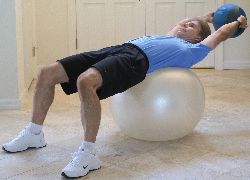 Crunch with Medicine Ball